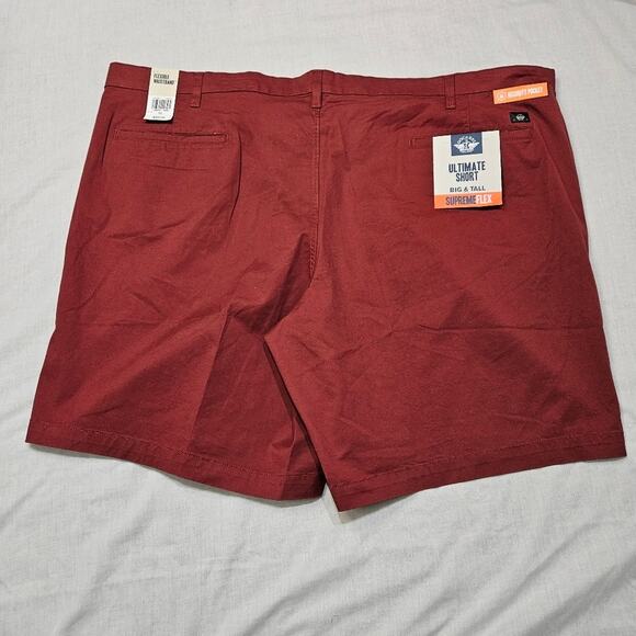 Dockers Shorts Men's Ultimate Short Dark Orange Size 52 - Picture 2 of 7
